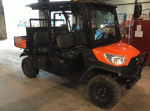 Kubota RTV-X1140W-H Kubota RTVX1140WH 4wd Utility Cart, LED Strobe, Windshield Tempered Glass, Pastic Canopy, Wire Harness Kit, Backup Alarm