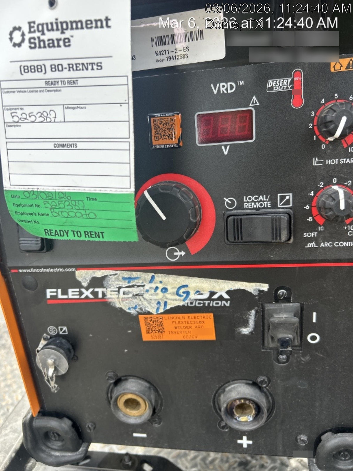 2025 LINCOLN ELECTRIC FLEXTEC 350X
