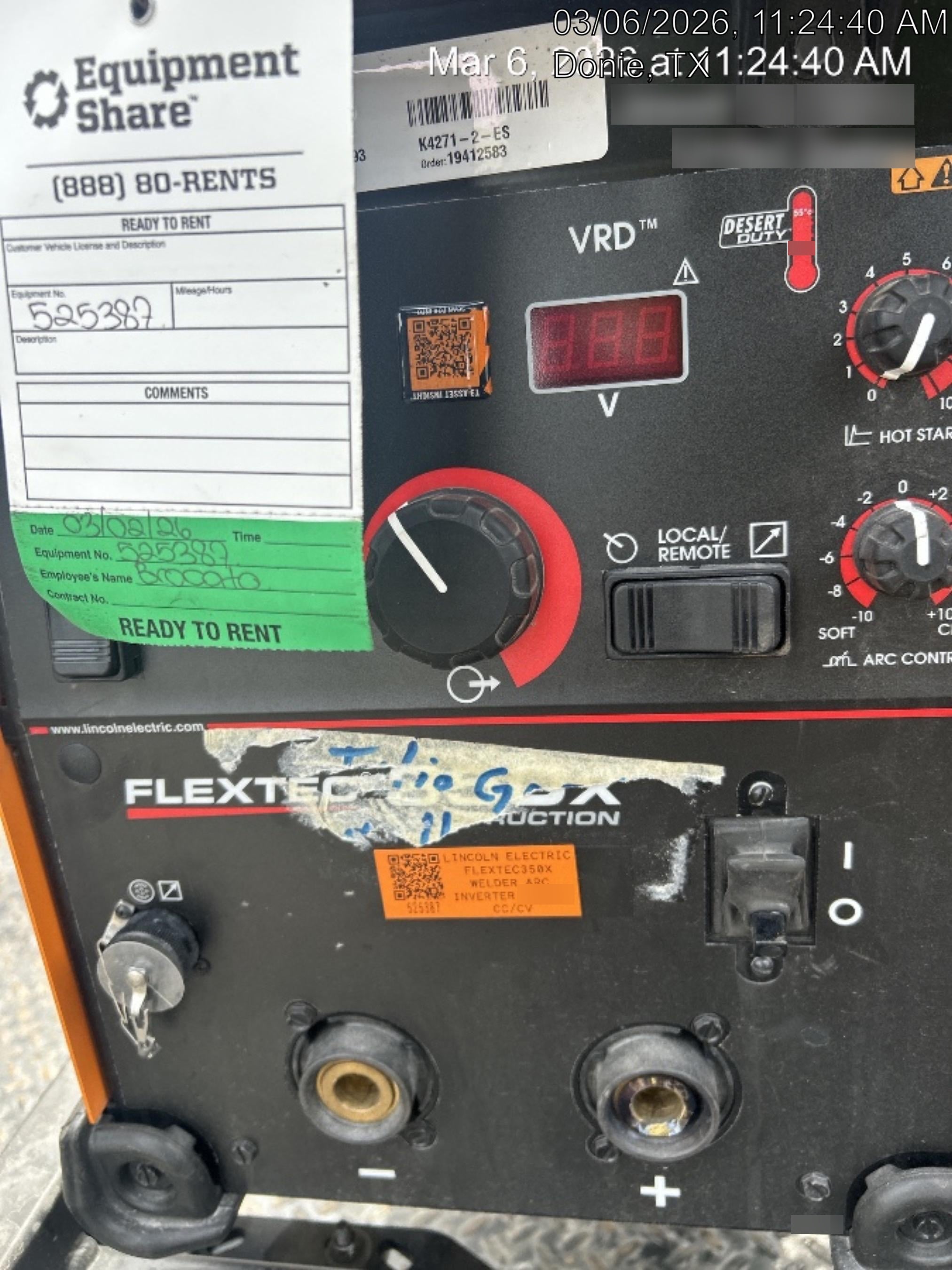 2025 LINCOLN ELECTRIC FLEXTEC 350X