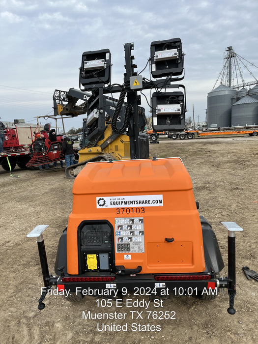 2023 Generac MLT2 Diesel, Flex Switch 120V Input, Powerzone Controller, 
(4) 320W LED Lights, 4kW Generator, 39.9 Gal Fuel Tank, 2" Ball, T3