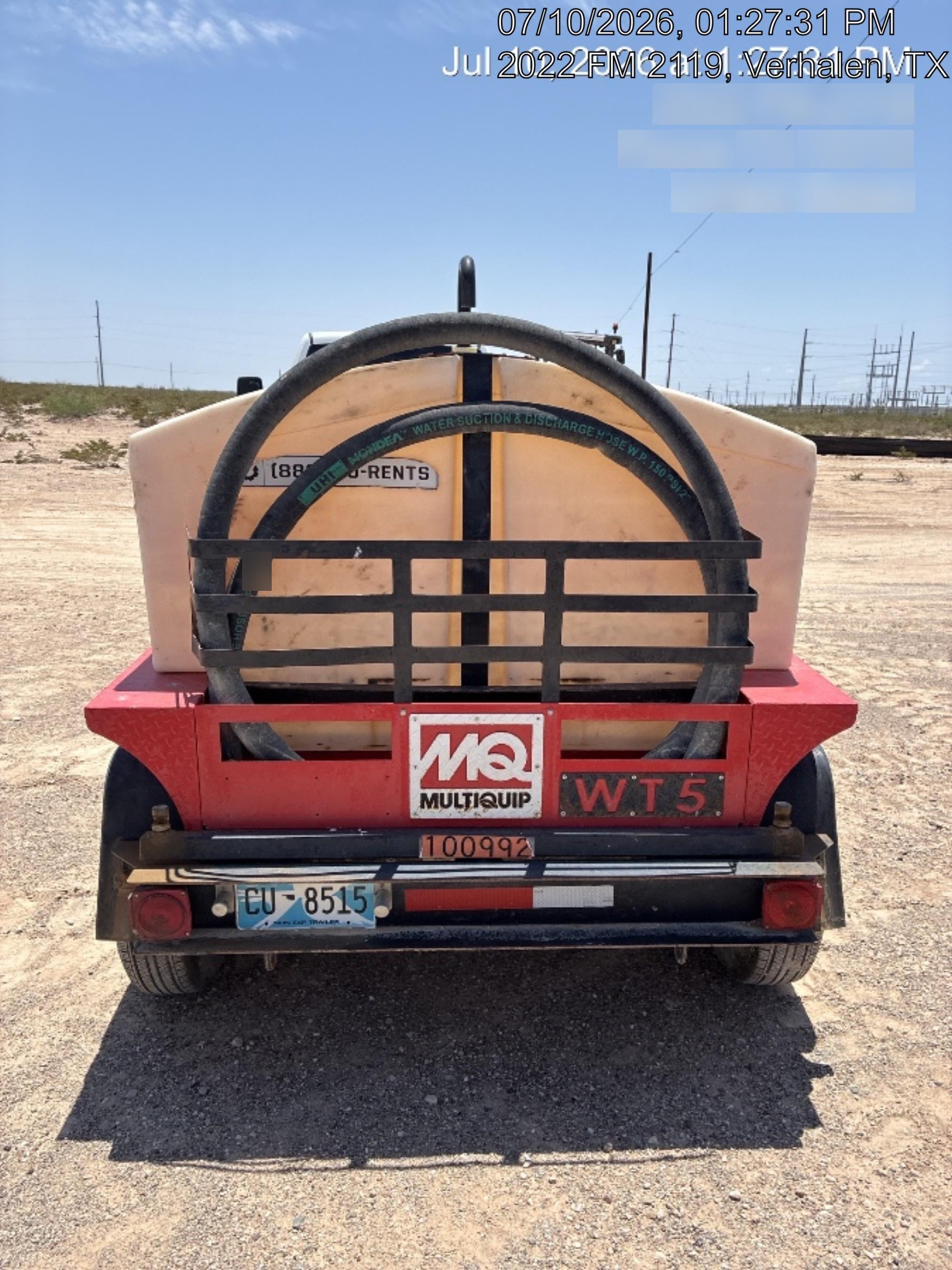 2020 MULTIQUIP WT5C