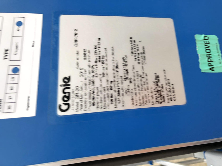 2019 GENIE GR-20