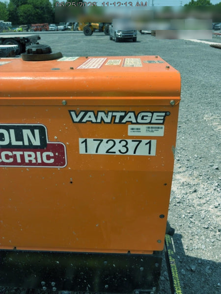 2021 Lincoln Electric Vantage 322 Vantage 322 Ready Pak 3 w/ Decals, ORANGE (includes trailer, cable rack, fender light kit) NO Telematics