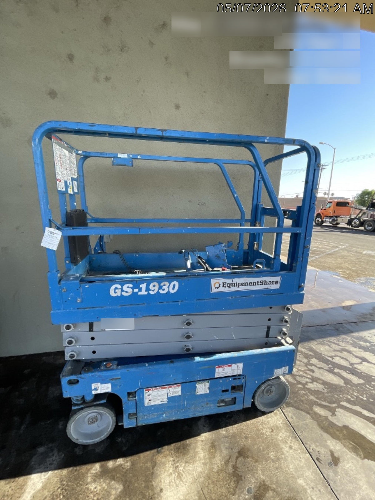2019 Genie GS-1930 Half Height Swing Gate, 800W Inverter