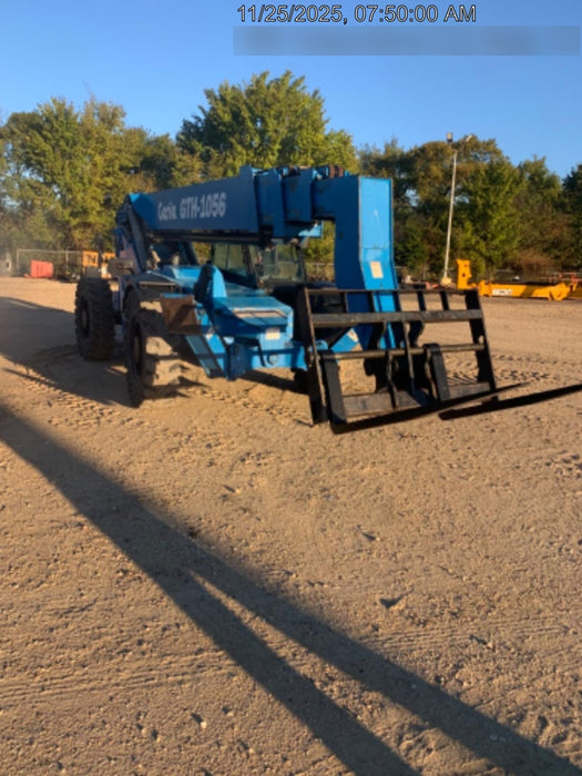 2019 Genie GTH-1056 Genie GTH-1056 w/CAB, Solid Tires, Work Lights, 60" carriage/forks, cab mesh, beacon