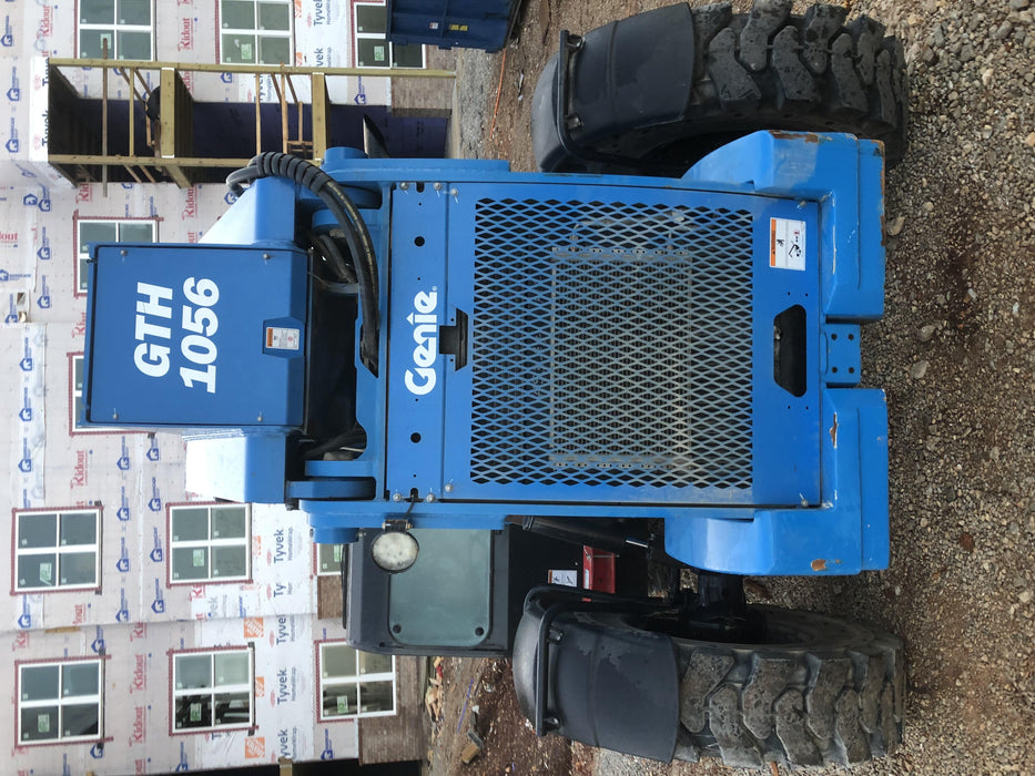 2019 Genie GTH-1056 Cab/Heat/AC, FF Tires, LED Work Lights, Beacon 60" QA Carriage, 60" Forks