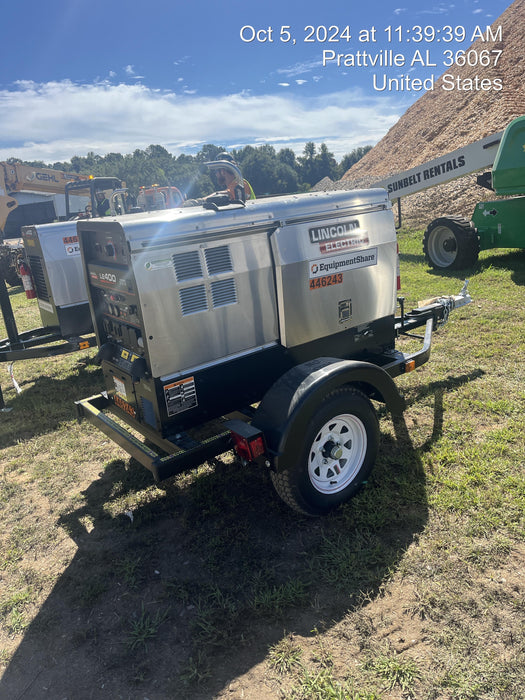 2024 Lincoln Electric LE400 Kubota V1505, Trlr, Cable Rack, Light Kit, ES Decals, T3