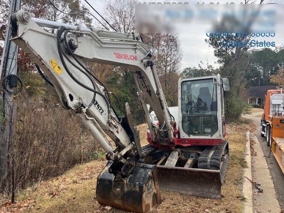2019 Takeuchi TB290 Takeuchi TB290 Cab/Heat/AC w/Rubber Tracks, Auxiliary Hydraulics, Dozer Blade, Manual QC