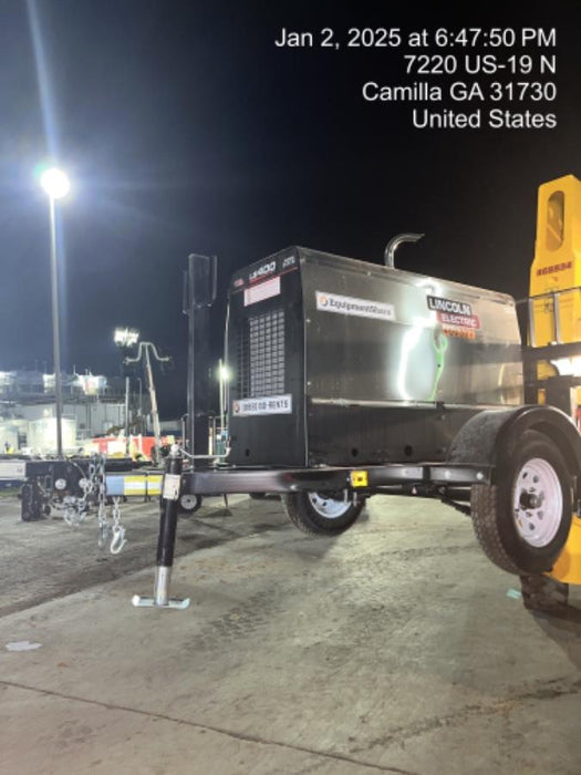 2024 Lincoln Electric LE400 Kubota V1505, Trlr, Cable Rack, Light Kit, ES Decals, T3