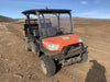 2021 Kubota RTV-X1140W-H Plastic Canopy, Windshield Acrylic Clear, LED Strobe Light, Wire Harness Kit, Back up Alarm
