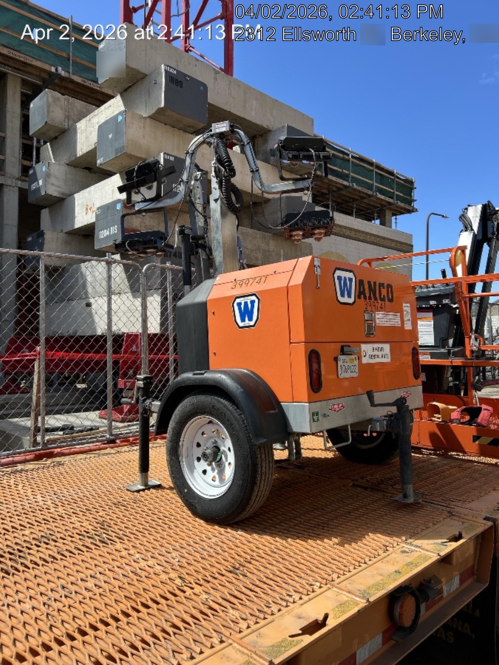 2024 Wanco WLTT-4MM4K Diesel, Deep Sea Controller, Shore Power Plug, Auto Start, (4) 350W LED Floodlights, 4kW Generator, 60 Gal Fuel Tank, 2" Ball, T3
