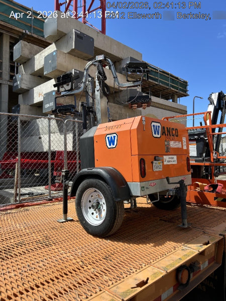 2024 Wanco WLTT-4MM4K Diesel, Deep Sea Controller, Shore Power Plug, Auto Start, (4) 350W LED Floodlights, 4kW Generator, 60 Gal Fuel Tank, 2" Ball, T3