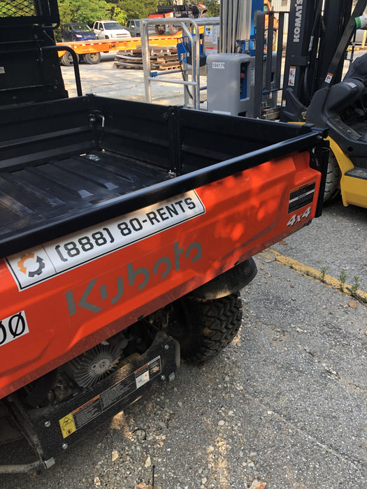 2021 Kubota RTV-X1140W-H Plastic Canopy, Windshield Acrylic Clear, LED Strobe Light, Wire Harness Kit, Back up Alarm