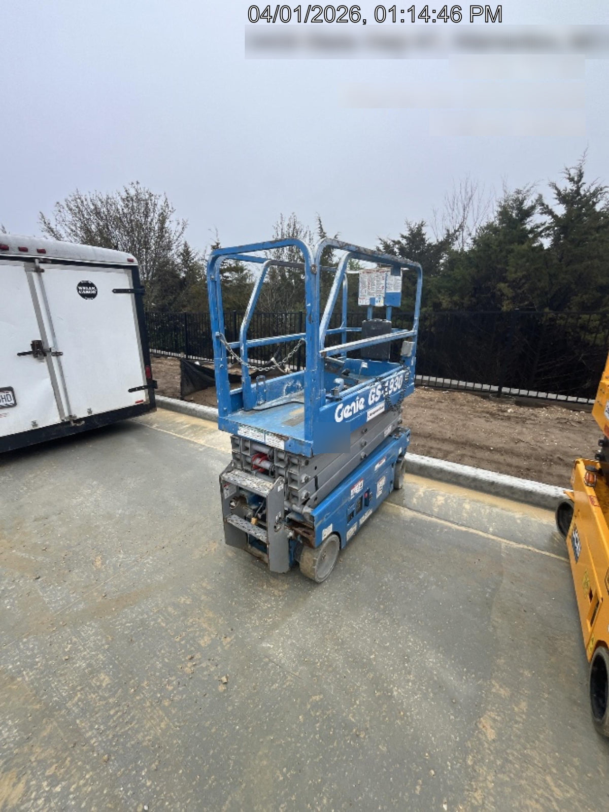 2018 Genie GS-1930 Genie GS-1930 w/Fixed Rail, Chain Entry