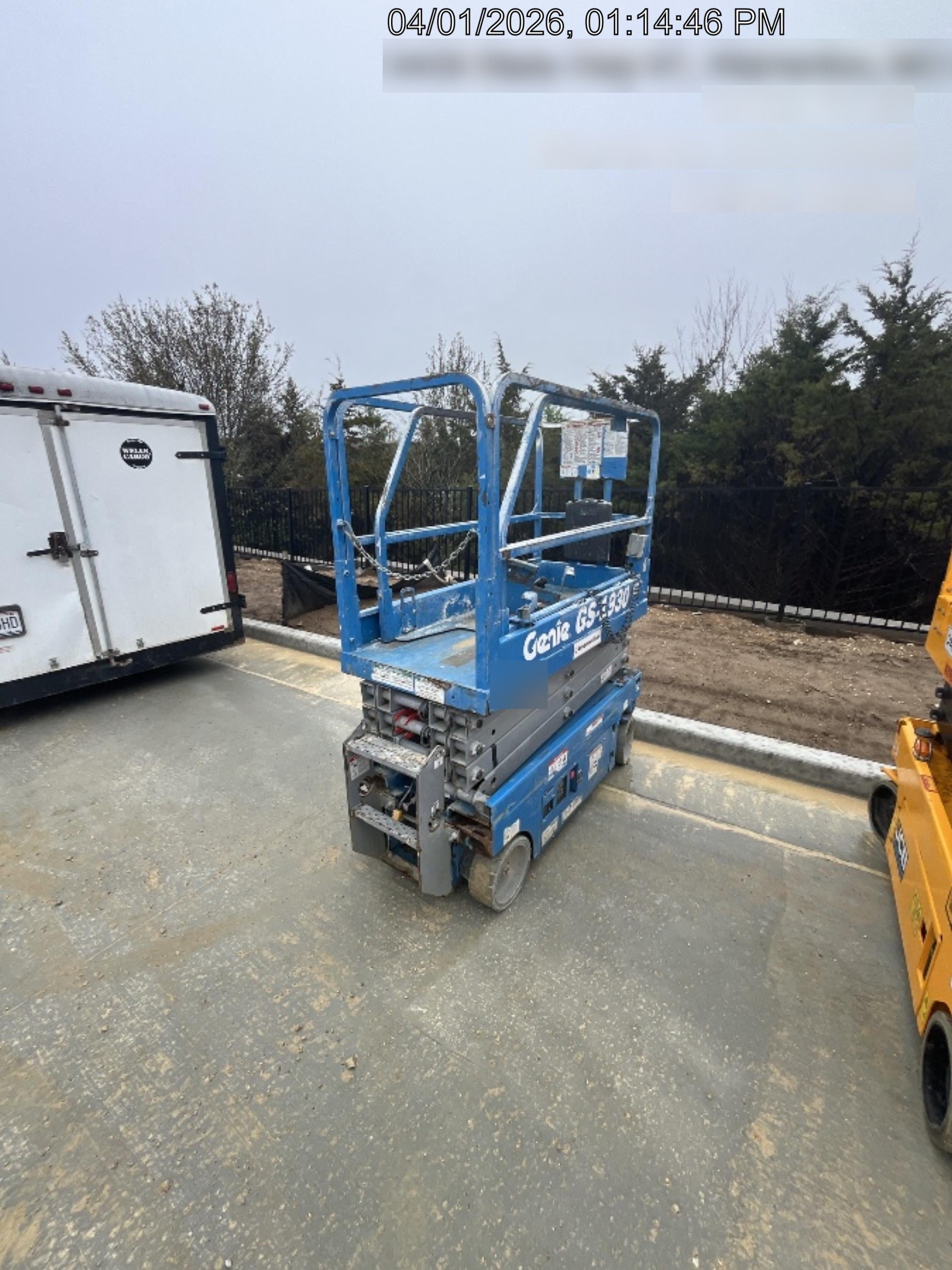 2018 Genie GS-1930 Genie GS-1930 w/Fixed Rail, Chain Entry