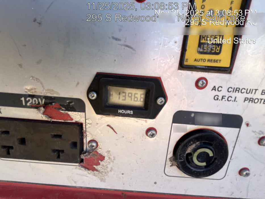 2020 Multiquip GA6HR Gen 6kW Honda GX340 GFCI Wheel Kit