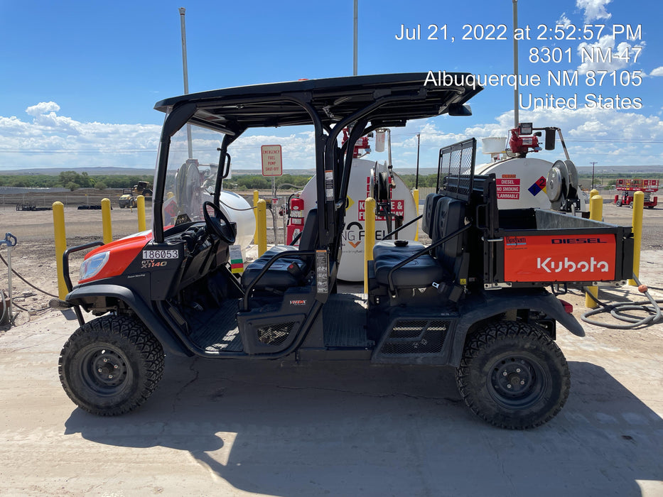 Kubota RTV-X1140W-H Plastic Canopy, Windshield Acrylic Clear, LED Strobe Light, Wire Harness Kit, Back up Alarm