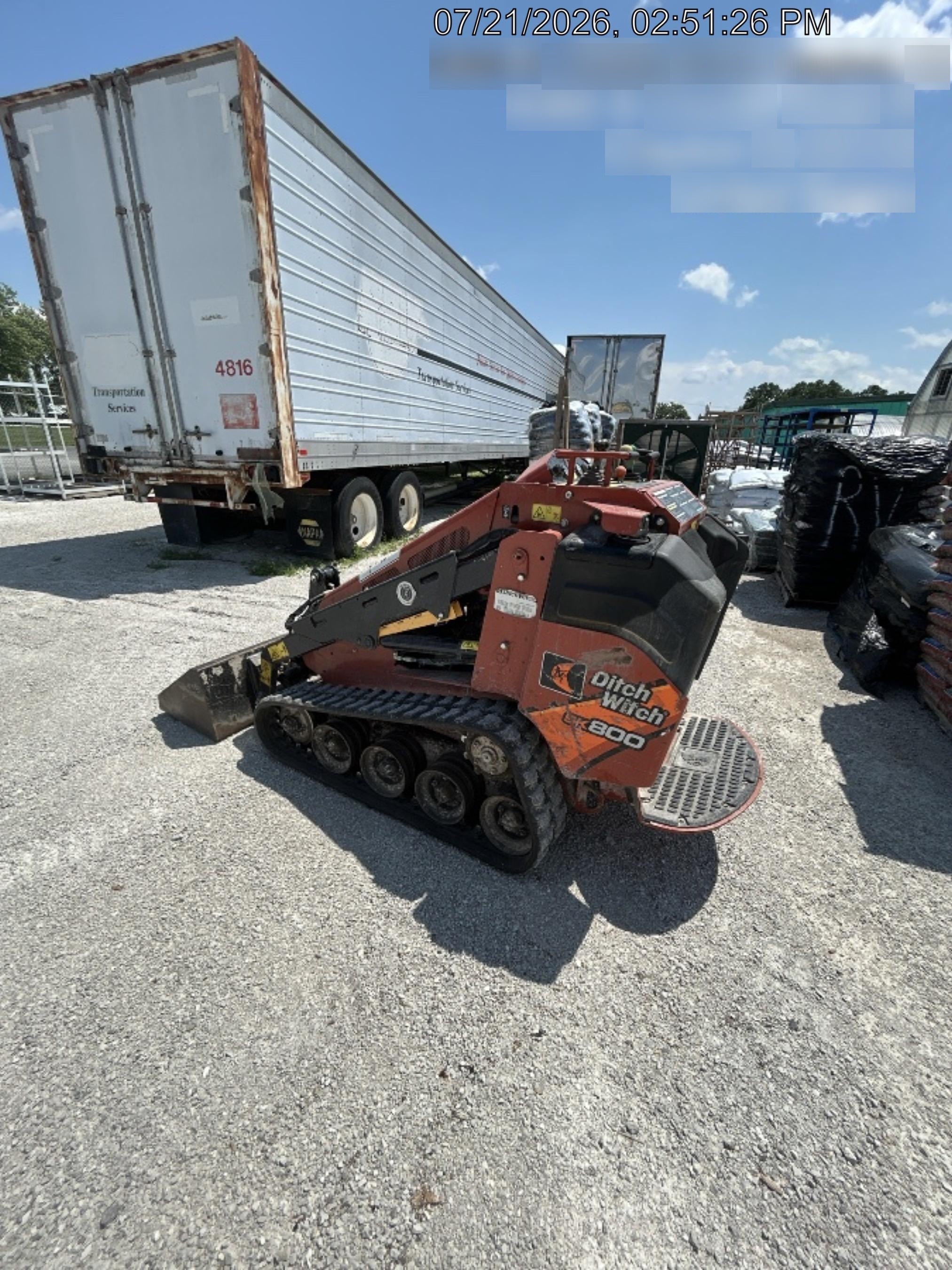 2020 DITCH WITCH SK800A
