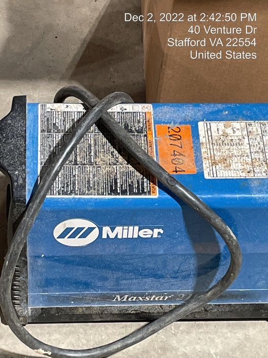 2022 MILLER ELECTRIC Maxstar 210 DX