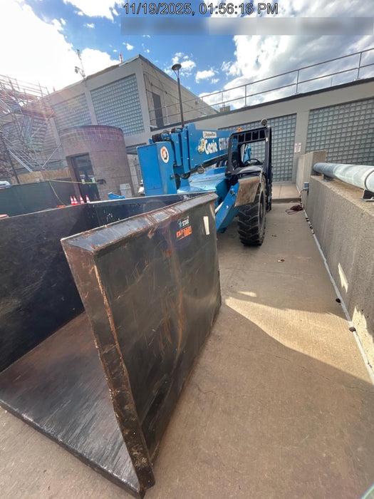 2018 Genie GTH-1056 Genie GTH-1056 w/Open ROPS, Solid Tires, Work Lights, 60" carriage/forks, cab mesh, beacon