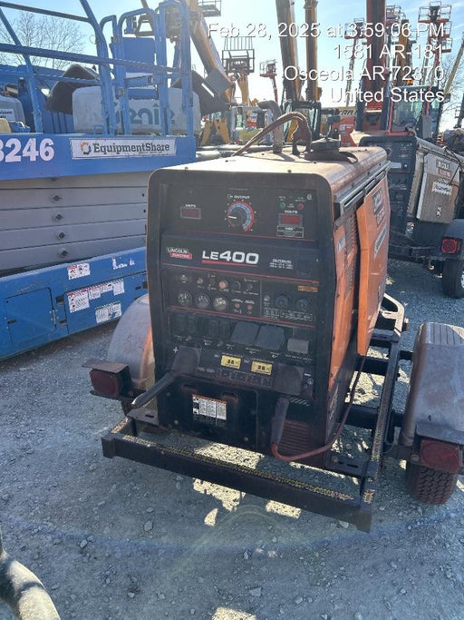 2023 Lincoln Electric LE400 Kubota V1505, Trlr, Cable Rack, Light Kit, ES Decals, T3