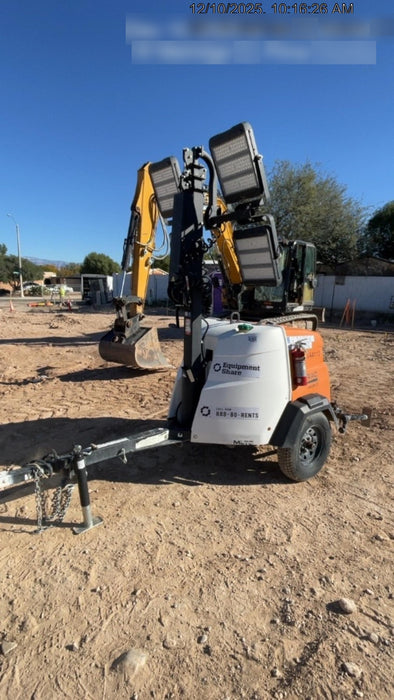 2023 Generac MLT2 Diesel, Flex Switch 120V Input, Powerzone Controller, (4) 320W LED Lights, 4kW Generator, 39.9 Gal Fuel Tank, 2" Ball, T3