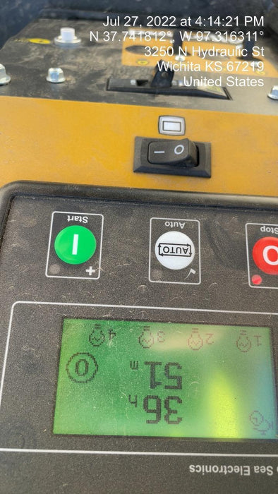 2022 Allmand NLV3GR (4) LED Light Fixture 350W, 23' Vertical Mast, 3kW Prime, Towable, Deep Sea L401, Leveling Jacks, Yanmar T4F 5.8hp