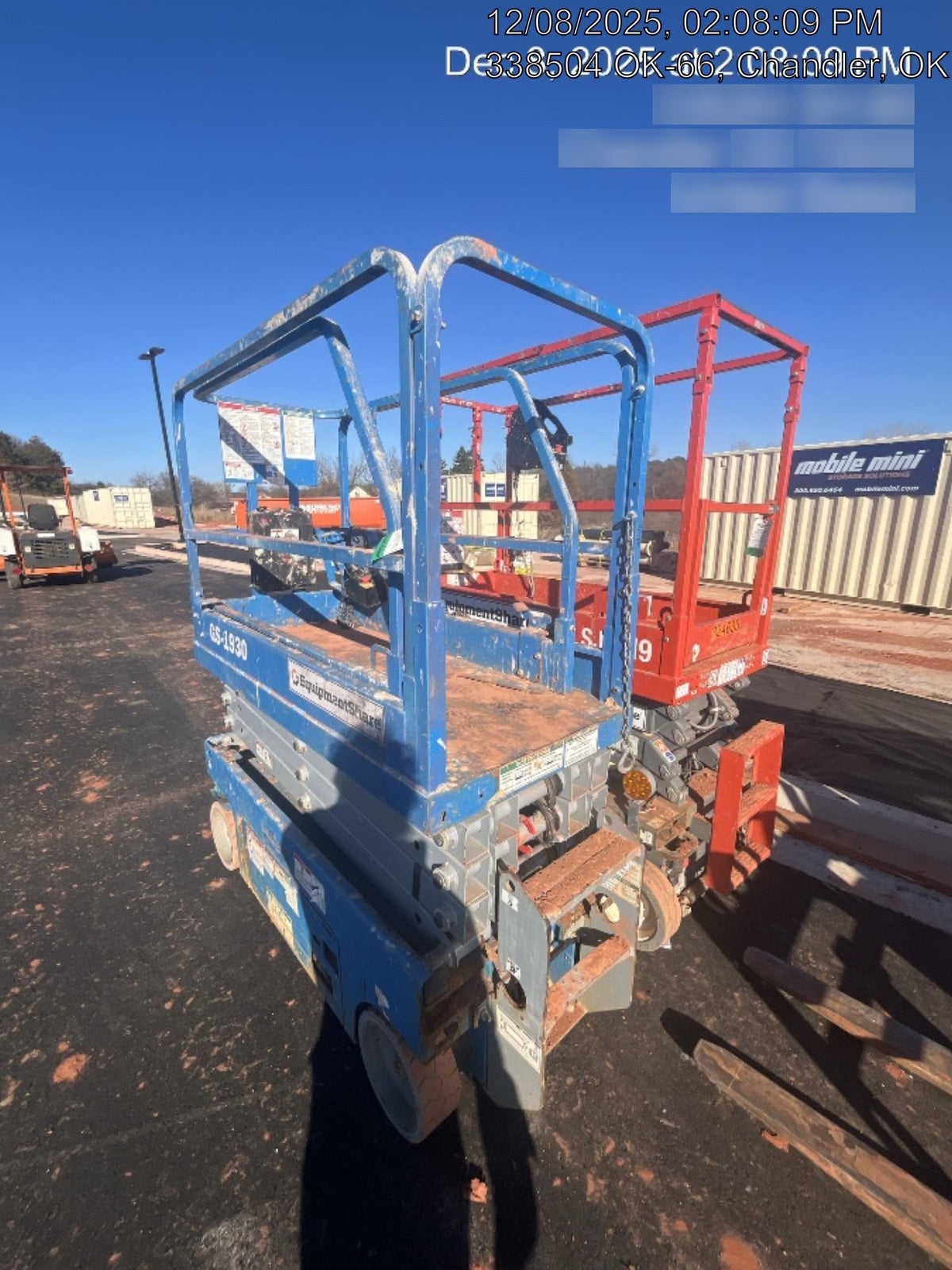 2019 Genie GS-1930 Fixed rails with chain Entry