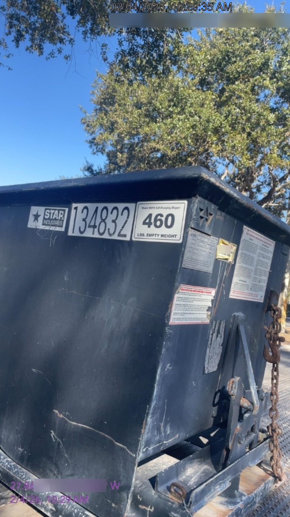 2021 STAR INDUSTRIES 1805N Hopper