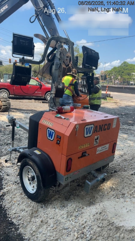 2023 Wanco WLTT-4MM4K Diesel, Deep Sea Controller, Shore Power Plug, Auto Start, (4) 350W LED Floodlights, 4kW Generator, 60 Gal Fuel Tank, 2" Ball, T3
