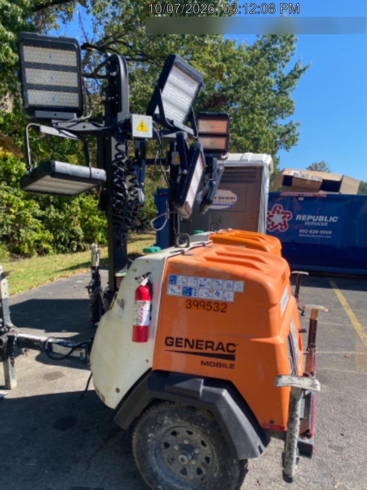 2024 Generac MLT2 Diesel, Flex Switch 120V Input, Powerzone Controller, 
(4) 320W LED Lights, 4kW Generator, 39.9 Gal Fuel Tank, 2" Ball, T3