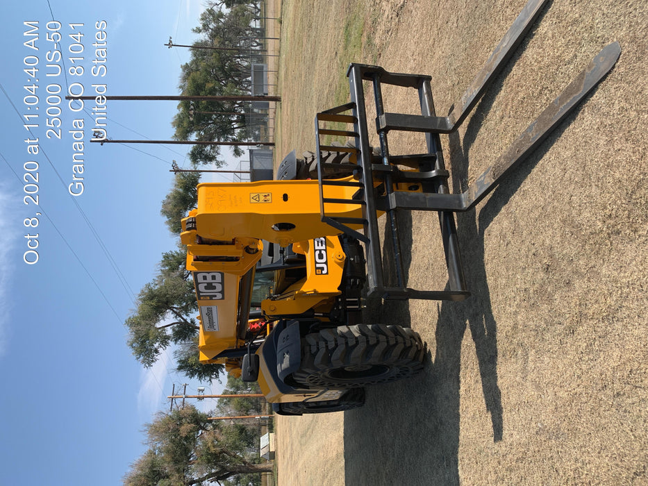 2020 JCB 509-42 Canopy, Solid Tires, Work Lights, Beacon, Aux Hydraulics, Back up Alarm, Lifting Eye, ES Decals