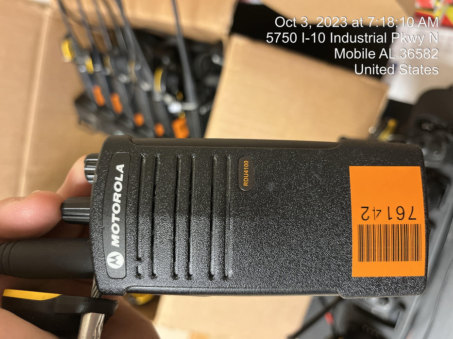 2020 MOTOROLA RDU4100