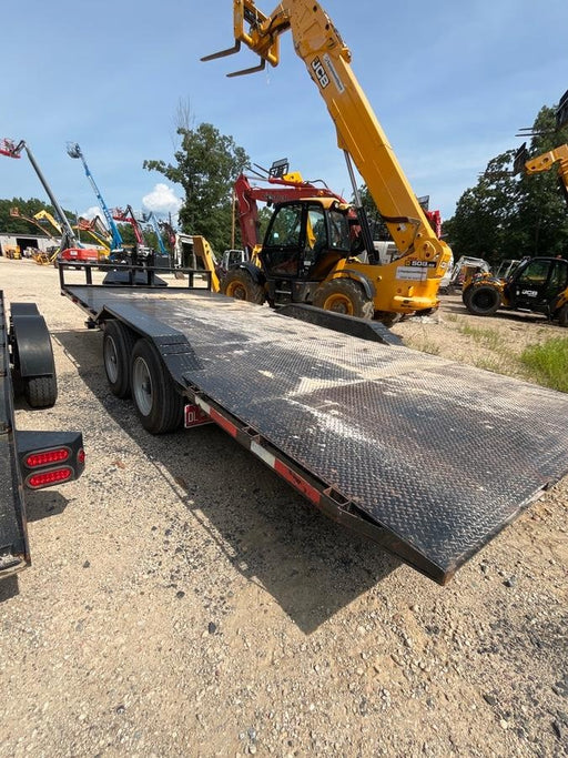 2024 TEXAS PRIDE TRAILERS 21' Lowboy Gravity Tilt Bed 14K Bumper Pull Trailer