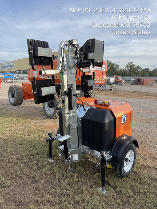 2023 Wanco WLTT-4MM4K Diesel, Deep Sea Controller, Shore Power Plug, Auto Start, (4) 350W LED Floodlights, 4kW Generator, 60 Gal Fuel Tank, 2" Ball, T3