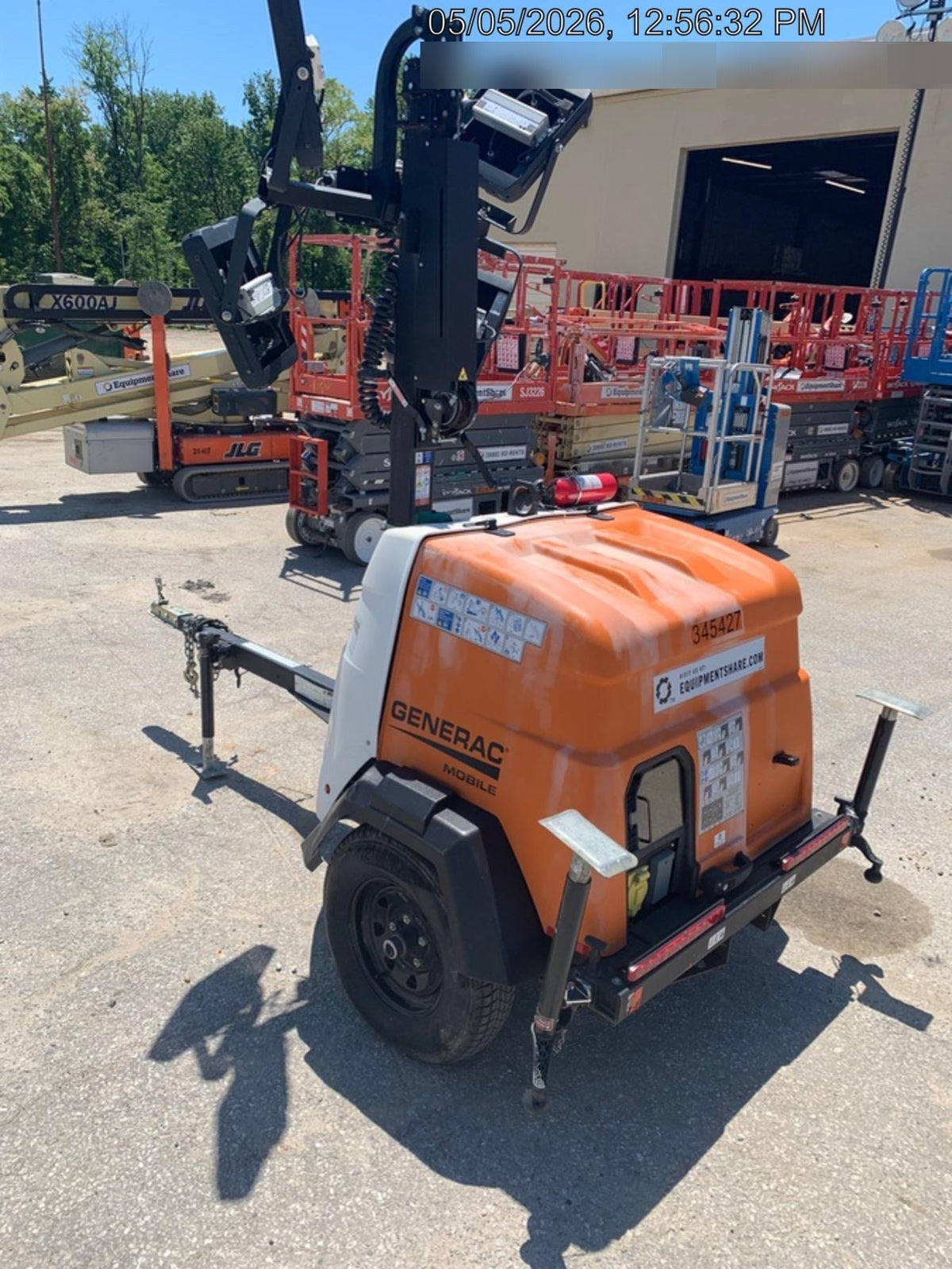 2023 Generac MLT2 Diesel, Flex Switch 120V Input, Powerzone Controller, (4) 320W LED Lights, 4kW Generator, 39.9 Gal Fuel Tank, 2" Ball, T3