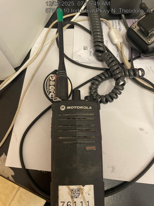 2020 MOTOROLA RDU4100