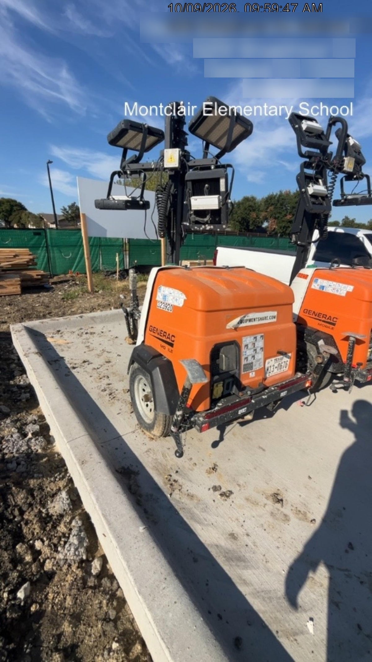 2023 Generac MLT2 Diesel, Flex Switch 120V Input, Powerzone Controller, (4) 320W LED Lights, 4kW Generator, 39.9 Gal Fuel Tank, 2" Ball, T3