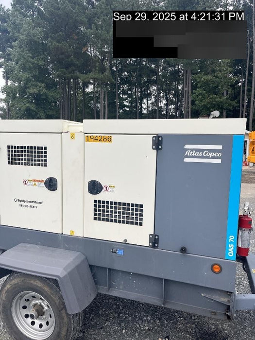 2021 ATLAS COPCO QAS 70