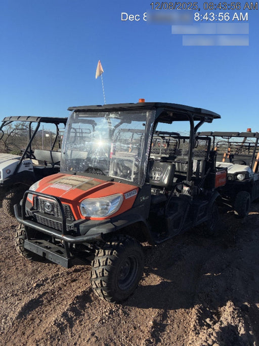 Kubota RTV-X1140W-H Plastic Canopy, Windshield Acrylic Clear, LED Strobe Light, Wire Harness Kit, Back up Alarm