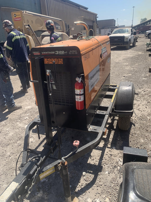 2022 Lincoln Electric LE400 Kubota V1505, Trlr, Cable Rack, Light Kit, ES Decals, T3