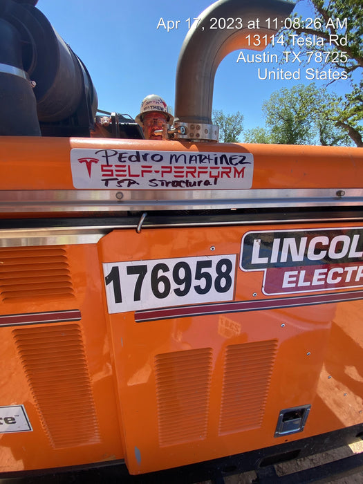 2021 Lincoln Electric Vantage 549X Ready Pak 3, ORANGE (includes trailer, cable rack, fender light kit)