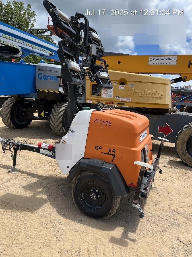 2023 Generac MLT2 Diesel, Flex Switch 120V Input, Powerzone Controller, (4) 320W LED Lights, 4kW Generator, 39.9 Gal Fuel Tank, 2" Ball, T3