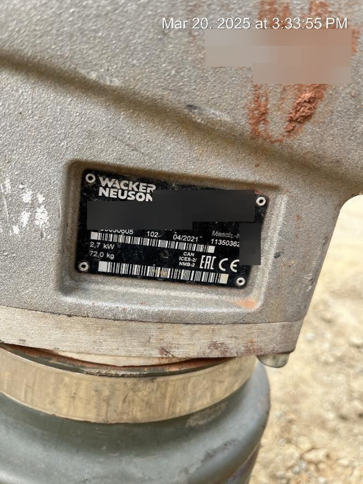 2021 WACKER NEUSON BS60-4As