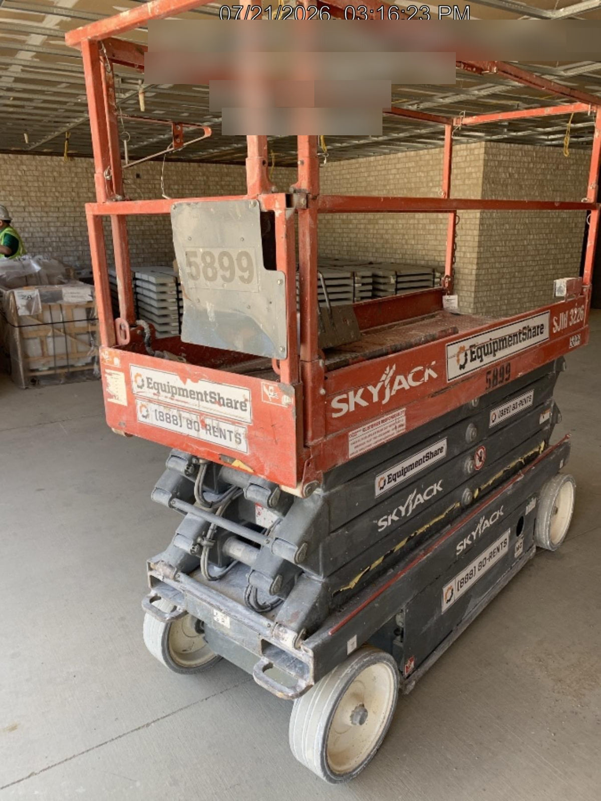 2017 Skyjack SJIII-3226 Skyjack SJ3226, Trojan Battery Set, Extended Warranty 5yr/5k hr