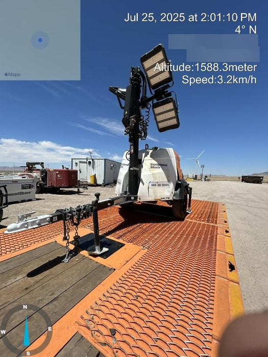 2023 Generac MLT2 Diesel, Flex Switch 120V Input, Powerzone Controller, 
(4) 320W LED Lights, 4kW Generator, 39.9 Gal Fuel Tank, 2" Ball, T3