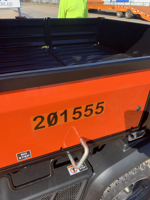 2022 Kubota RTV-X1140W-H Plastic Canopy, Windshield Acrylic Clear, LED Strobe Light, Wire Harness Kit, Back up Alarm