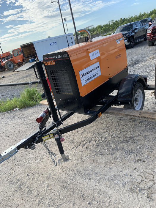 2021 Lincoln Electric Vantage 322 Vantage 322 Ready Pak 3 w/ Decals, ORANGE (includes trailer, cable rack, fender light kit) NO Telematics