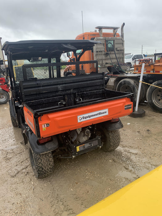 Kubota RTV-X1140W-H 4wd Utility Cart, LED Strobe, Windshield Tempered Glass, Pastic Canopy, Wire Harness Kit, Backup Alarm