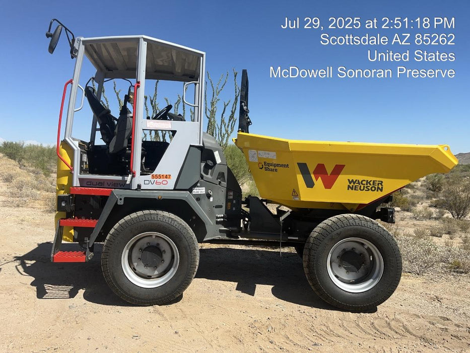 2025 WACKER NEUSON DV603 Canopy Turf Tires